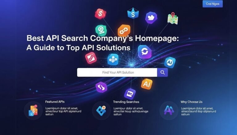 best api search company's homepage