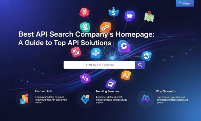 best api search company's homepage