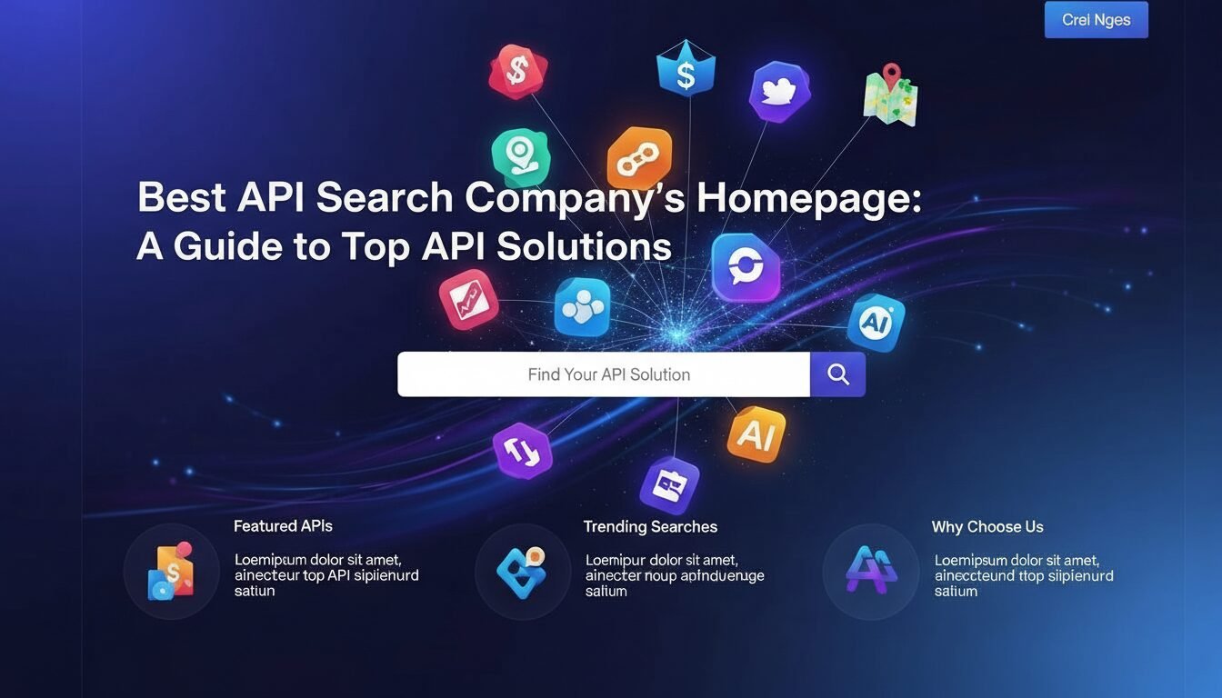 best api search company's homepage