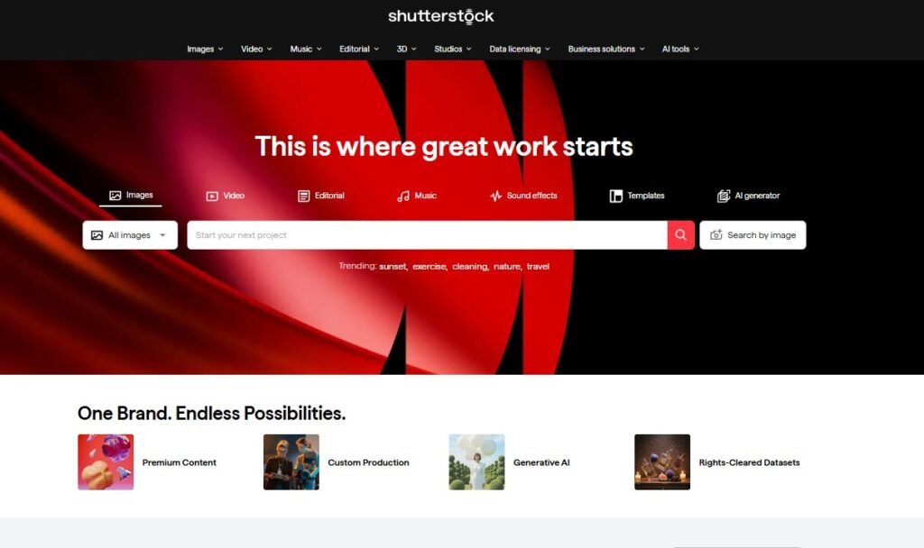 Shutterstock – Perfect for Copyright Protection and Image Tracking