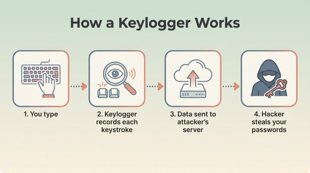 How a Keylogger Works