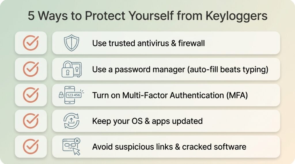 How to Protect Yourself From Keyloggers