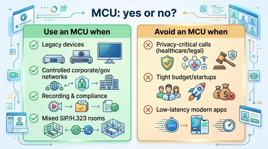 When to use versus avoid MCU architecture decision guide