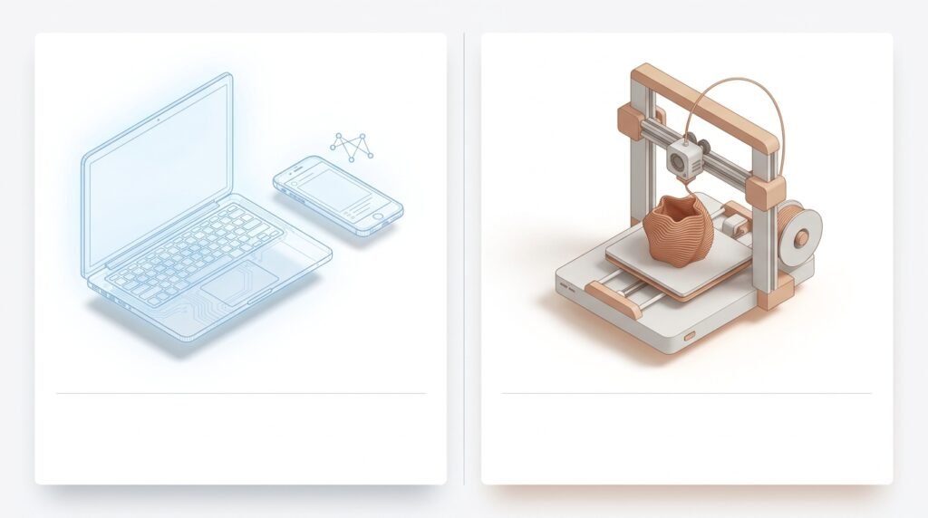 digital vs physical rapid prototyping comparison